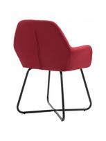 valgomojo kedes raudonos - Valgomojo kėdė VLX Fabric 249815, bordo, 2 vnt. - 6 nuotrauka