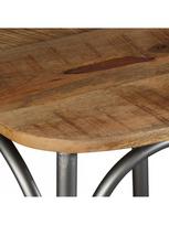 kede mango - Valgomojo kėdė VLX Solid Mango Wood 244592, įvairių spalvų, 2 vnt. - 7 nuotrauka