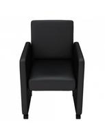 kedes 6 valgomojo - Valgomojo kėdė VLX Faux Leather 160184, juoda, 6 vnt. - 2 nuotrauka
