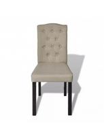 kedes 6 valgomojo - Valgomojo kėdė VLX Fabric 160790, smėlio, 6 vnt. - 1 nuotrauka