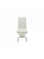 valgomojo kedes - Valgomojo kėdė VLX Dining Chairs, balta, 4 vnt. - 2 nuotrauka