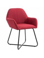 valgomojo kedes raudonos - Valgomojo kėdė VLX Fabric 277110, raudona, 4 vnt. - 3 nuotrauka