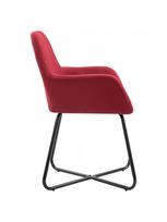 valgomojo kedes raudonos - Valgomojo kėdė VLX Fabric 277110, raudona, 4 vnt. - 5 nuotrauka