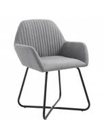 kedes 6 valgomojo - Valgomojo kėdė VLX Fabric 277095, pilka, 6 vnt. - 3 nuotrauka