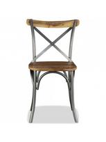 kede mango - Valgomojo kėdė VLX Dining Chairs 274909, ruda, 6 vnt. - 5 nuotrauka