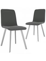 Valgomojo kėdė VLX Dining Chairs 282569, pilka, 2 vnt.