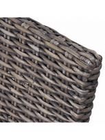 kede mango - Valgomojo kėdė VLX Kubu Rattan & Mango Wood 275467, ruda/pilka, 4 vnt. - 8 nuotrauka