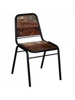 kedes 6 valgomojo - Valgomojo kėdė VLX Reclaimed Wood 274707, įvairių spalvų, 6 vnt. - 2 nuotrauka