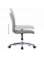 kedes valgomojo 4 - Valgomojo kėdė VLX Dining Chairs 3056530, šviesiai pilka, 4 vnt. - 6 nuotrauka