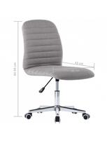 kedes valgomojo 4 - Valgomojo kėdė VLX Dining Chairs 3056530, šviesiai pilka, 4 vnt. - 9 nuotrauka
