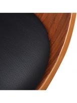 islenkta mediena - Valgomojo kėdė VLX Dining Chair 270552, ruda/juoda, 6 vnt. - 5 nuotrauka