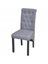 4 valgomojo kedes - Valgomojo kėdė VLX Dining Chairs 272245, pilka, 4 vnt. - 3 nuotrauka