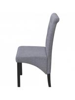 4 valgomojo kedes - Valgomojo kėdė VLX Dining Chairs 272245, pilka, 4 vnt. - 5 nuotrauka