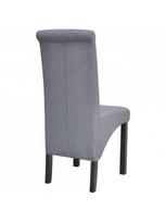 4 valgomojo kedes - Valgomojo kėdė VLX Dining Chairs 272245, pilka, 4 vnt. - 6 nuotrauka