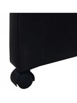 dirbtines odos kedes 4 - Valgomojo kėdė VLX Faux Leather 160183, juoda, 4 vnt. - 6 nuotrauka