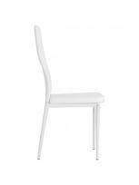 kedes 6 valgomojo - Valgomojo kėdė VLX Dining Chairs 275436, balta, 6 vnt. - 6 nuotrauka