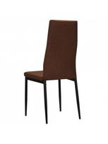 kedes 6 valgomojo - Valgomojo kėdė VLX Dining Chairs 275334, ruda, 6 vnt. - 6 nuotrauka