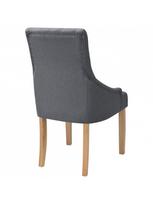 kedes valgomojo 4 - Valgomojo kėdė VLX Dining Chairs 274423, pilka, 4 vnt. - 5 nuotrauka