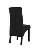 kedes 6 valgomojo - Valgomojo kėdė VLX Fabric 276976, juoda, 6 vnt. - 6 nuotrauka