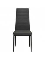 kedes valgomojo 4 - Valgomojo kėdė VLX Dining Chairs 246180, tamsiai pilka, 4 vnt. - 4 nuotrauka