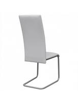 baltos kedes valgomojo - Valgomojo kėdė VLX Dining Chairs 242287, balta, 2 vnt. - 5 nuotrauka