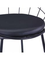 kedes 6 valgomojo - Valgomojo kėdė VLX Dining Chairs 276236, juoda, 6 vnt. - 8 nuotrauka
