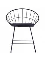 dirbtines odos kedes 4 - Valgomojo kėdė VLX Dining Chairs 276235, juoda, 4 vnt. - 2 nuotrauka