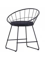 dirbtines odos kedes 4 - Valgomojo kėdė VLX Dining Chairs 276235, juoda, 4 vnt. - 5 nuotrauka