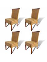 Valgomojo kėdė VLX Dining Chairs 274202, ruda, 4 vnt.