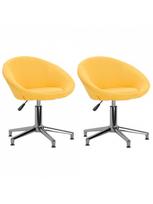 pasukamos kedes valgomojo - Valgomojo kėdė VLX Swivel 330458, geltona, 2 vnt. - 1 nuotrauka