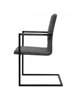 cantilever kedes - Valgomojo kėdė VLX Cantilever 242286, pilka, 2 vnt. - 5 nuotrauka