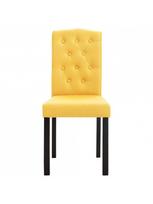 kedes valgomojo 4 - Valgomojo kėdė VLX Fabric, geltona, 4 vnt. - 4 nuotrauka