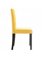 kedes valgomojo 4 - Valgomojo kėdė VLX Fabric, geltona, 4 vnt. - 6 nuotrauka