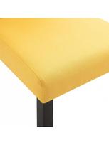 kedes valgomojo 4 - Valgomojo kėdė VLX Fabric, geltona, 4 vnt. - 8 nuotrauka