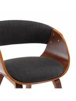 islenkta mediena - Valgomojo kėdė VLX Bent Wood 278861, pilka/tamsiai ruda, 6 vnt. - 6 nuotrauka