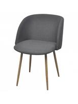 kedes 6 valgomojo - Valgomojo kėdė VLX Dining Chairs 273947, tamsiai pilka, 6 vnt. - 2 nuotrauka