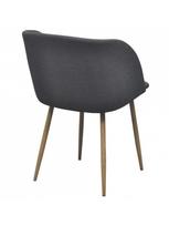 kedes 6 valgomojo - Valgomojo kėdė VLX Dining Chairs 273947, tamsiai pilka, 6 vnt. - 3 nuotrauka