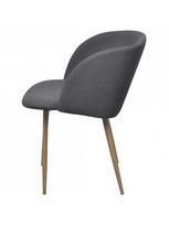 kedes 6 valgomojo - Valgomojo kėdė VLX Dining Chairs 273947, tamsiai pilka, 6 vnt. - 5 nuotrauka