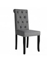 kedes 6 valgomojo - Valgomojo kėdė VLX Dining Chairs 275151, pilka, 6 vnt. - 2 nuotrauka