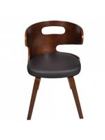Valgomojo kėdė VLX Dining Chairs 240707, ruda, 2 vnt.
