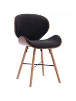 kedes 6 valgomojo - Valgomojo kėdė VLX Dining Chairs, tamsiai pilka, 6 vnt. - 3 nuotrauka