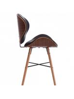kedes 6 valgomojo - Valgomojo kėdė VLX Dining Chairs, tamsiai pilka, 6 vnt. - 5 nuotrauka