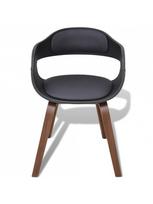 islenkta mediena - Valgomojo kėdė VLX Faux Leather 271945, juoda, 4 vnt. - 3 nuotrauka