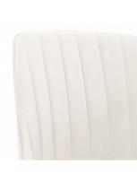 islenkta mediena - Valgomojo kėdė VLX Dining Chairs, kreminė, 6 vnt. - 8 nuotrauka