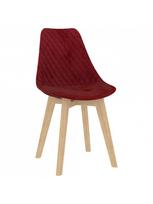 valgomojo kedes raudonos - Valgomojo kėdė VLX 289161, bordo, 4 vnt. - 2 nuotrauka