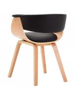 kedes 6 valgomojo - Valgomojo kėdė VLX Dining Chair, juoda - 3 nuotrauka