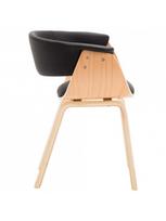 kedes 6 valgomojo - Valgomojo kėdė VLX Dining Chair, juoda - 4 nuotrauka