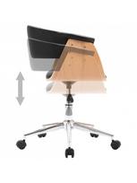 islenkta mediena - Valgomojo kėdė VLX Swivel 287400, juoda - 6 nuotrauka