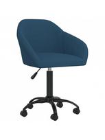 pasukamos kedes - Valgomojo kėdė VLX Blue Velvet 330555, tamsiai mėlyna, 2 vnt. - 2 nuotrauka
