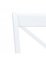 kauciukmedis - Valgomojo kėdė VLX Solid Rubber 277544, balta, 6 vnt. - 5 nuotrauka